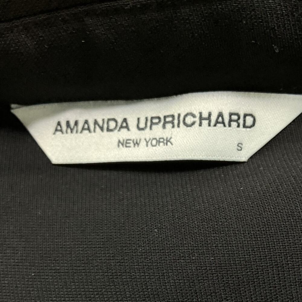 Amanda Uprichard Belted Black Edith Dress Size S - Picture 4 of 5